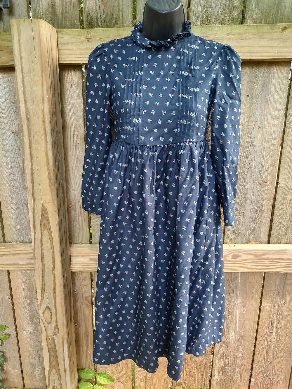 🏵️ Laura Ashley Mother Child VTG Floral Prairie Cottage Core Dress